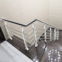  Modern stair handrails guardrail railings balcony glass indoor and outdoor stainless steel columns household fences self-installation