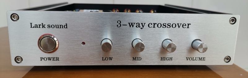 Preamplifier Electronic Three-Way Crossover Class a Regulated Power Supply R-Type Transformer Frequency Crossover Point Adjustable