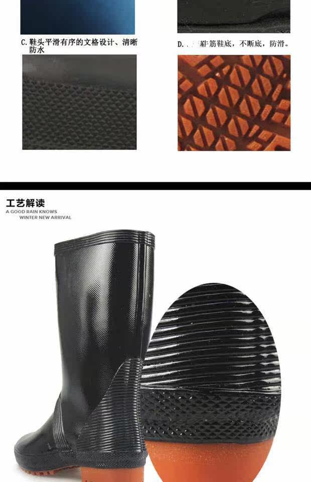 Chaussures - bottes caoutchouc homme pour printemps - semelle tendon - Ref 959551 Image 14