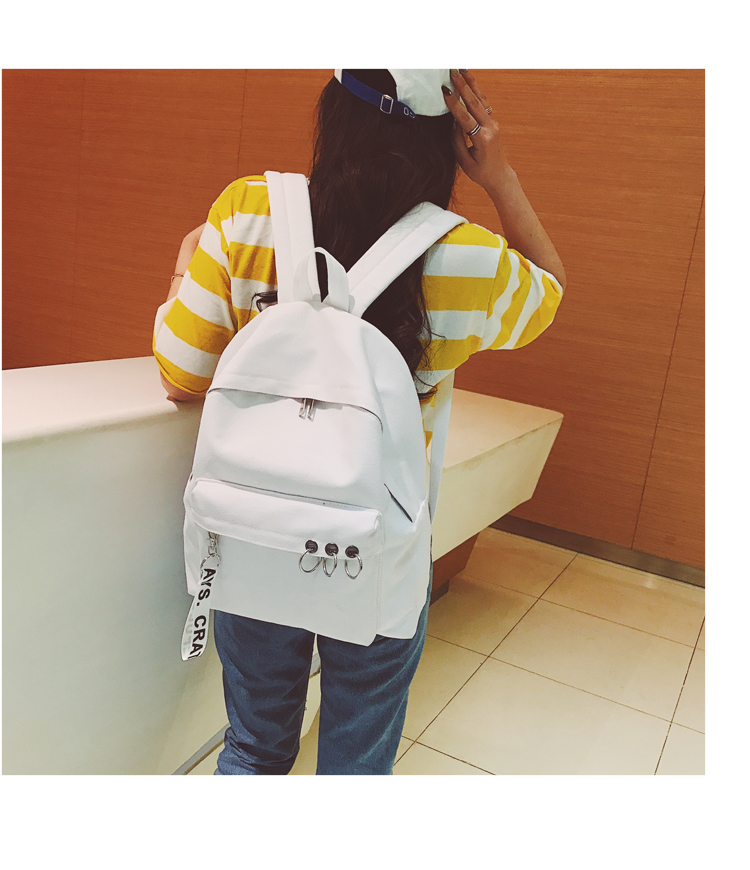 Nữ sinh phiên bản Hàn Quốc của Nhật Bản ulzzang vải ba lô nam hoang dã phong cách Harajuku ba lô đơn giản balo nhỏ gọn cho nữ