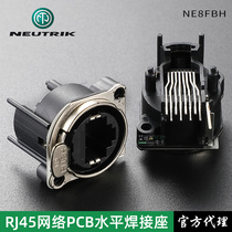 NEUTRIK NE8FBH data RJ45 network socket PCB horizontal installation audio video lighting