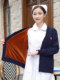Nurse Sweater Cardigan Hospital Female Nurse Outerwear Sweater Warm Nightingale Nurse Sweater with Fleece