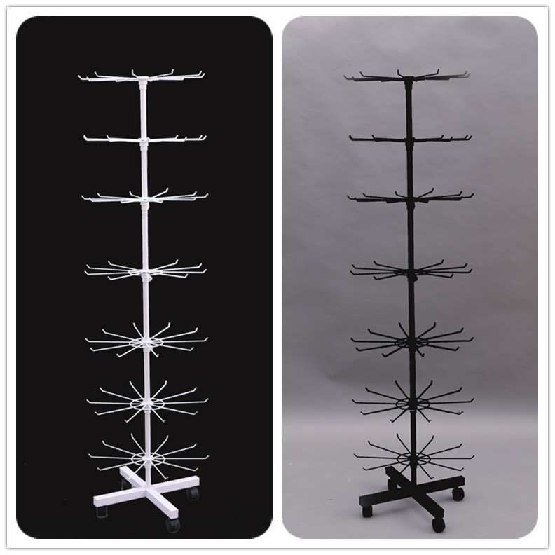 Rotate Scarf Rack Youyimei rotating seven-layer rack Socks scarf rack display rack ...