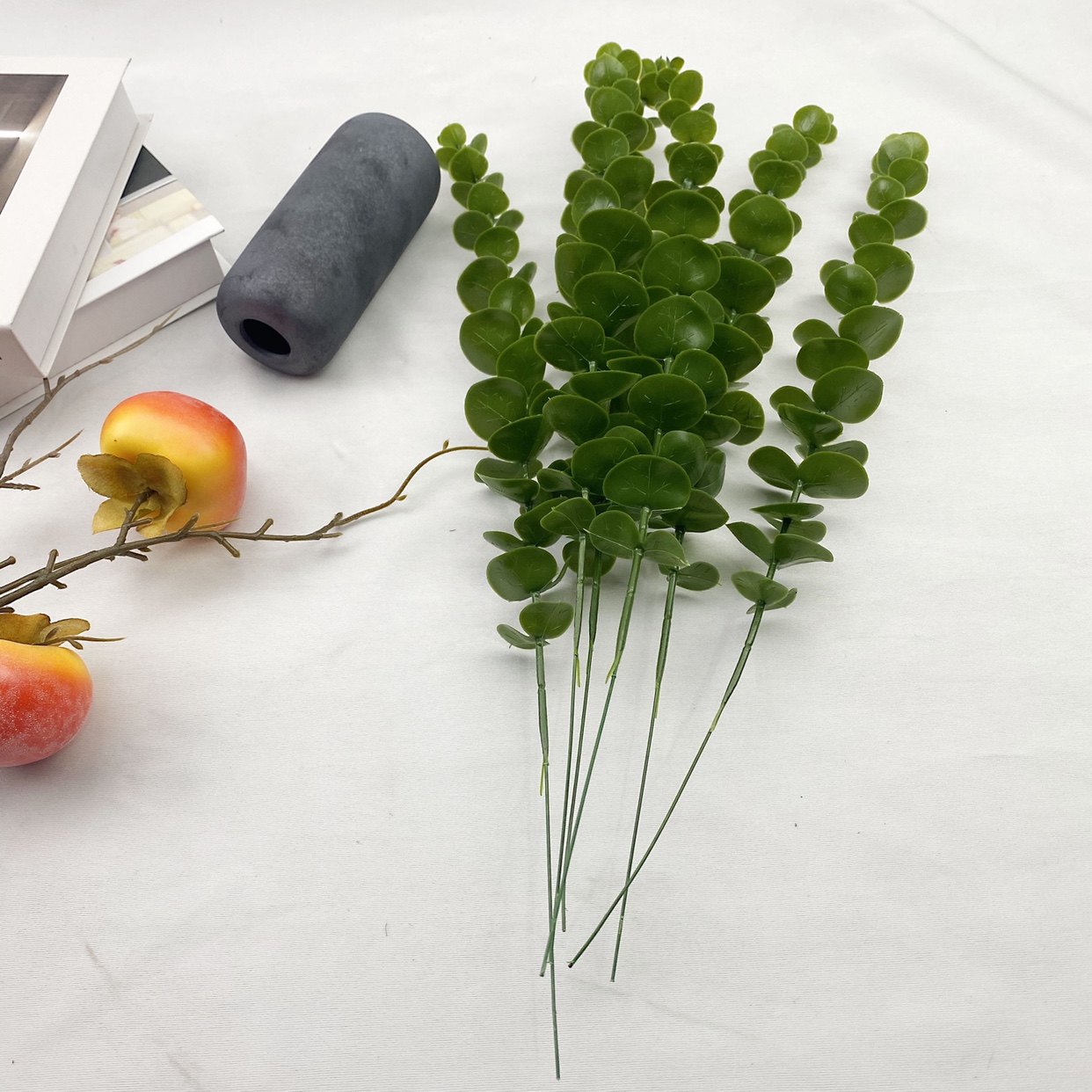 厂家直单只尤加利玫瑰干花花束装饰摆件天然真花卉洋桔梗摄影道具详情5