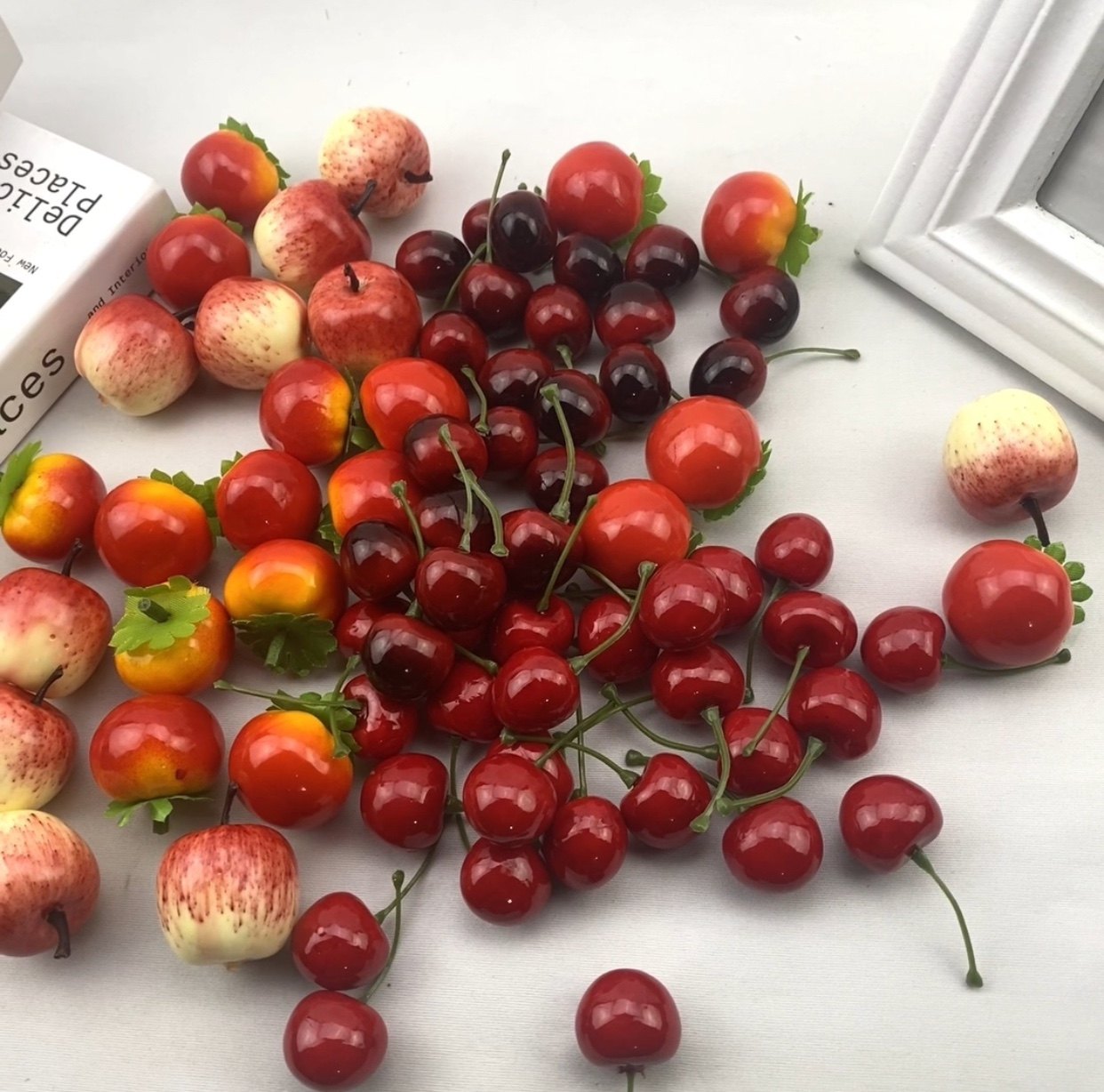 仿真水果蔬菜模型樱桃小水果果蔬摆件店铺橱窗装饰摆件拍摄道具详情1