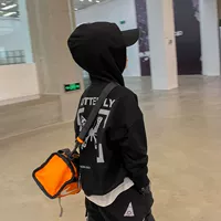 Осенняя летняя одежда, тонкая светоотражающая детская толстовка с капюшоном для мальчиков