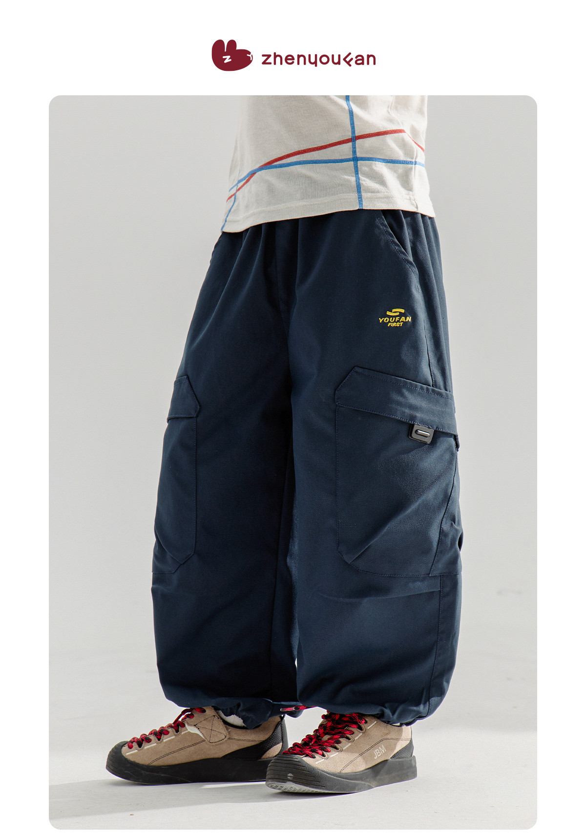 Zhen Youfan Boys' Pants Autumn New Style Children's Cargo Pants Spring and Autumn Big Boys' Long Pants Autumn Outdoor Hiking Pants — 9