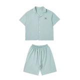 Летняя одежда, пижама, детский летний комплект, короткий рукав