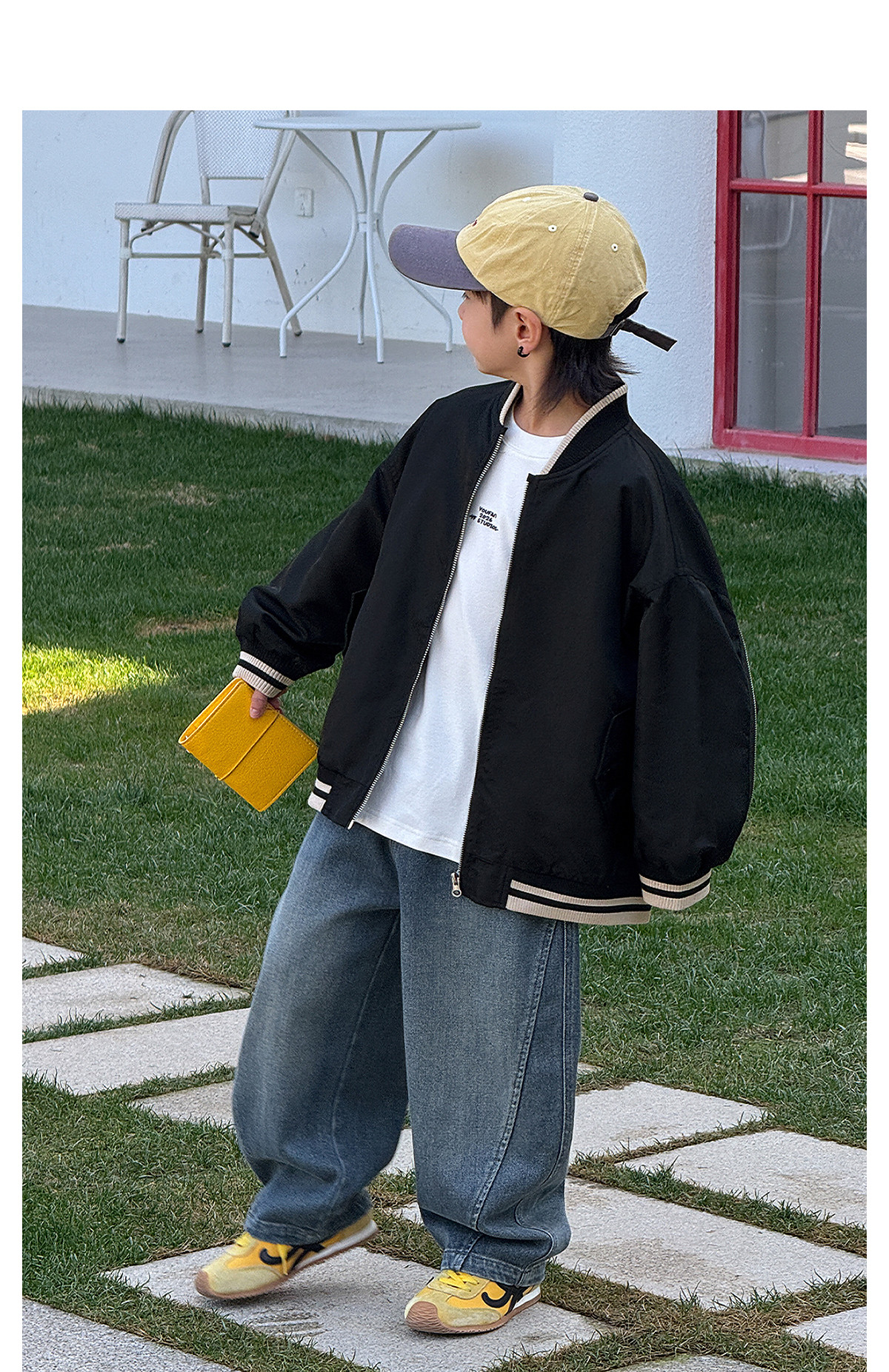 Boys' Sweatshirt Long-Sleeve T-Shirt White Base Shirt Early Autumn 2026 New Style for Older Children Boys' Top Clothing Outfit — 38