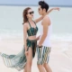 Bộ đồ bơi đôi bikini bikini ba mảnh nhỏ bằng thép tấm tập hợp quần nam đi biển