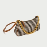 Сумка через плечо, цепь, ретро сумка подмышку, осенняя