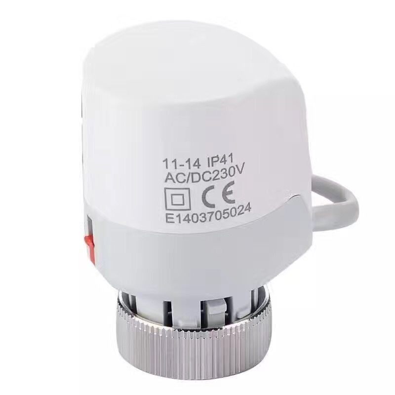 Floor heating electric actuator Thermoelectric valve Floor heating temperature control valve Floor heating solenoid valve Water distributor control valve