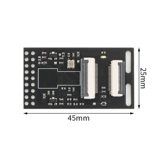Опорная пластина модуля камеры против пассажиров без камеры OV2640 Опорная пластина Плата адаптера 24P