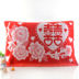 Red bông gối bao gồm gối bao gồm một cặp kết hôn Qinghong Tăng dày món quà gối khăn khăn cưới lại - Khăn gối khăn bông gối Khăn gối