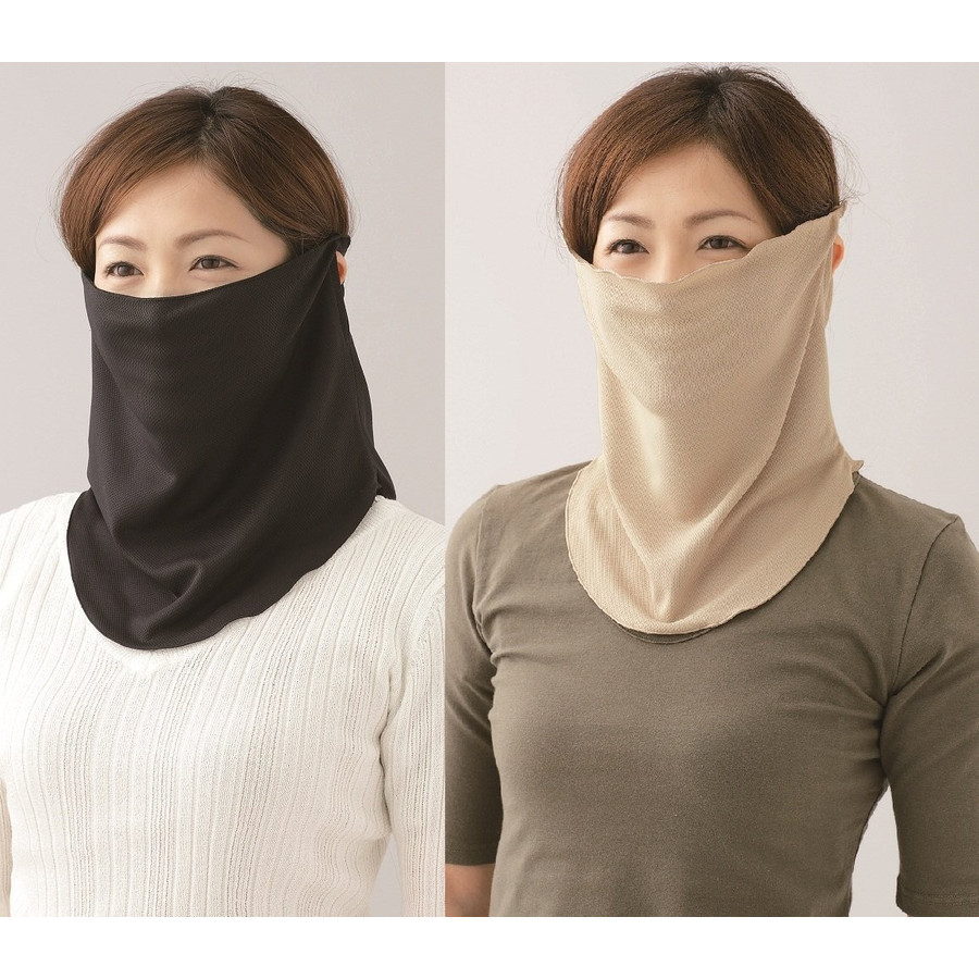 Japanese original packed outdoor breathable cold sensation neck sleeve Anti-UV anti-UV sunscreen Lady sun mask