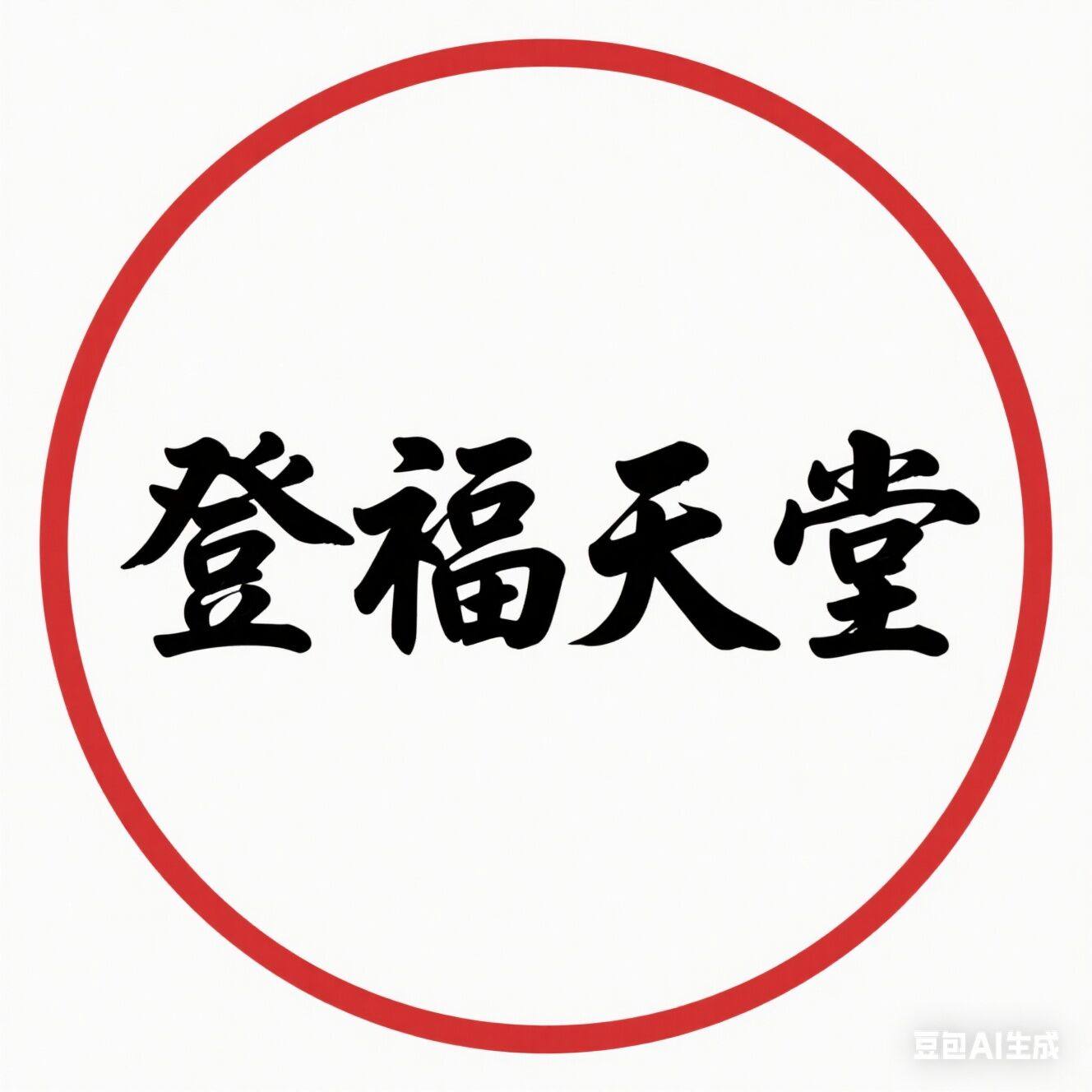 登福天堂用品的LOGO