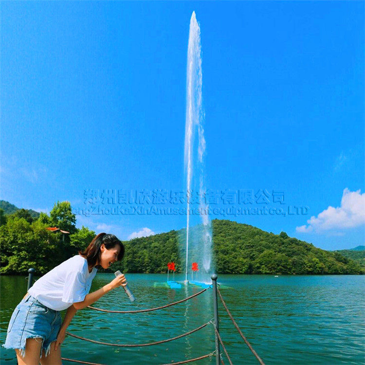 Net red Shouquan sound-controlled fountain Scenic area Farm treble scream amusement equipment Landscape horn horn Shouquan equipment