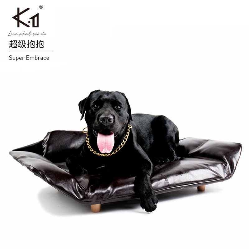K1 Super Hug Pets Sofa All Season Universal Dog Bed Gold Wool Farfight Abrasion Resistant Bite Luxury Dog Mat