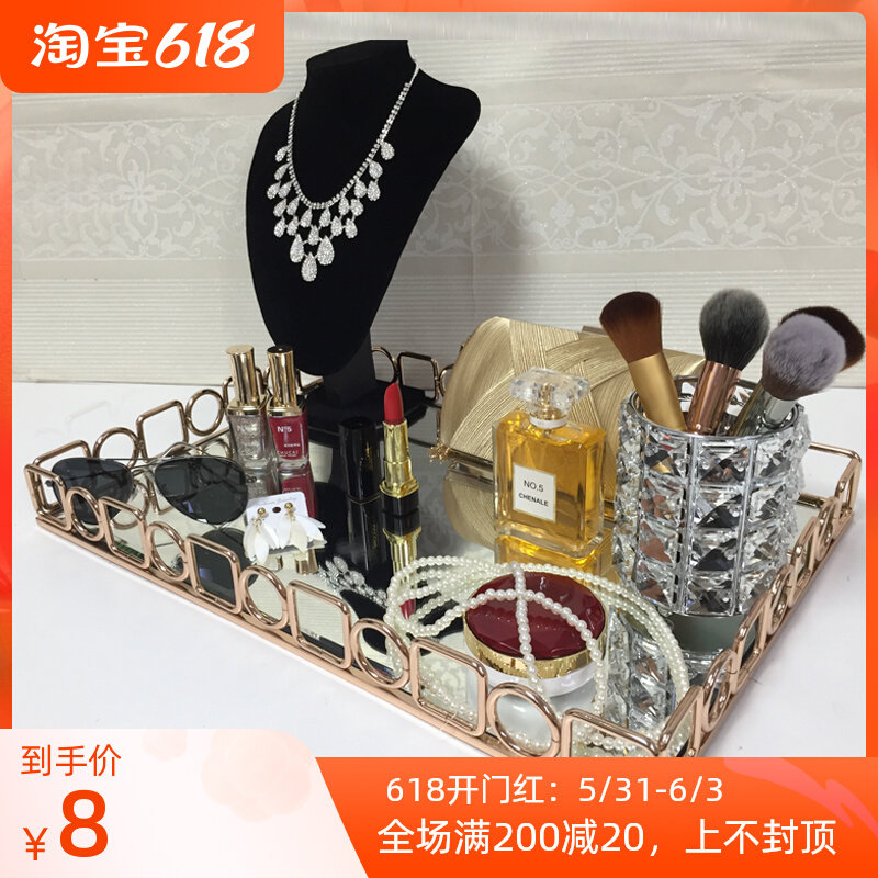 Sample room Makeup Table Floating Window Bedroom TRAY SOFT FIT SWING PIECE CRYSTAL PERFUME BOTTLE MAKEUP BRUSH COMBINED SLEEVE ADORNMENT