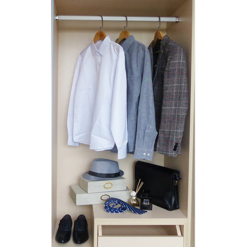 Modern minimalist soft clothing model room cloakroom decorations clothes props men's clothing display combination wardrobe
