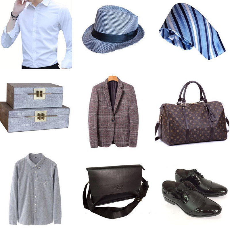 Sample room Full house Custom wardrobe Display Men's Bedroom Clothing Cap Room Suit Vest Shirt Tie Leather Soft Clothing