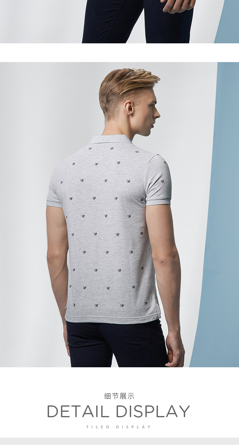 Áo thun nam tay ngắn Hazzys Hajis mùa hè mới POLO áo sơ mi nam xu hướng trẻ trung nam áo polo ralph lauren