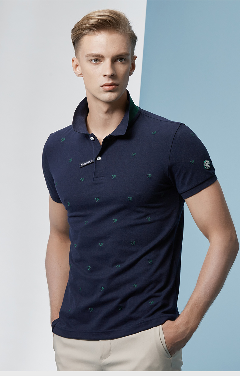 Áo thun nam tay ngắn Hazzys Hajis mùa hè mới POLO áo sơ mi nam xu hướng trẻ trung nam áo polo ralph lauren