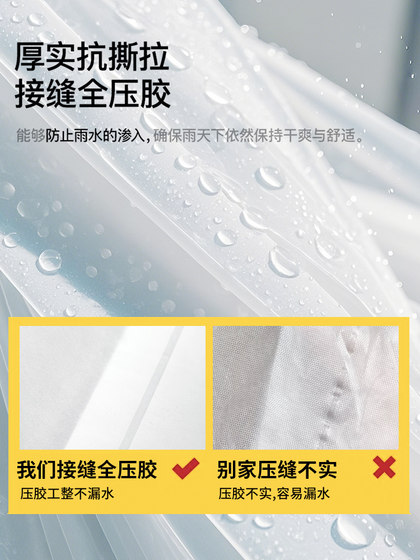 雨程雨衣加厚便携一次性长款全身防暴雨成人外穿户外旅游雨披登山