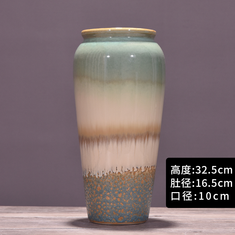Jingdezhen ceramic POTS restoring ancient ways clearance rule coarse pottery dry flower arranging flowers water raise floret bottle flowerpot furnishing articles sitting room