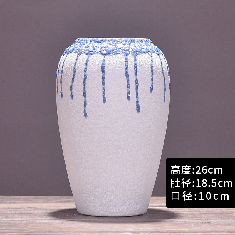 Jingdezhen ceramic POTS restoring ancient ways clearance rule coarse pottery dry flower arranging flowers water raise floret bottle flowerpot furnishing articles sitting room