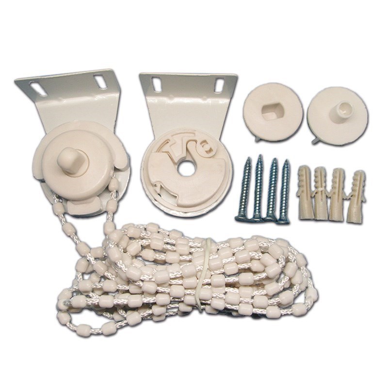 New roller shutter accessories up and down advertising base pole pulley office bracket universal crystal pull bead curtain