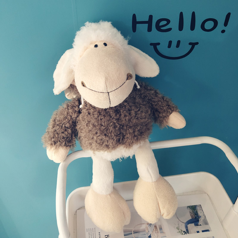 Ugly cute lamb doll doll plush toy cute sleeping pillow bed doll birthday gift girl