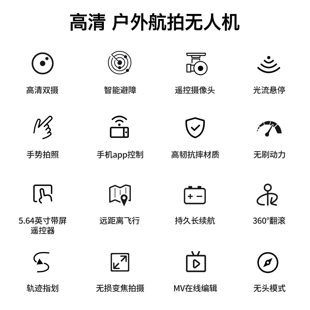 2025 New Model Aerial Photography Drone Children's Toy Gift for Boys Elementary School Students Small High-Definition Professional Remote Control Aircraft