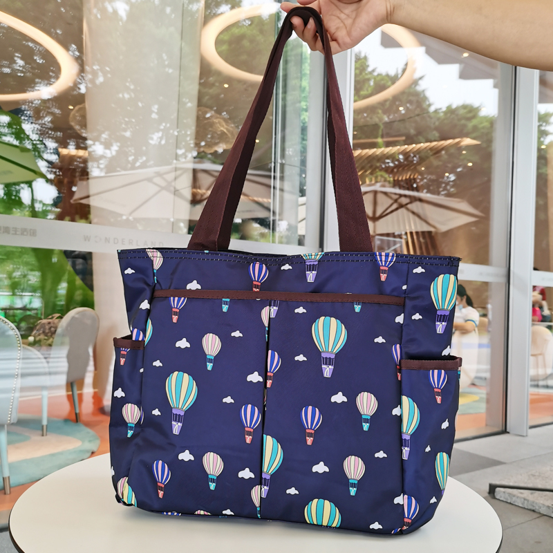 Fashionable Outing Bag for Women, Large Capacity Commuter Tote Bag, Mommy Bag, Waterproof Oxford Cloth Canvas Handbag for Work