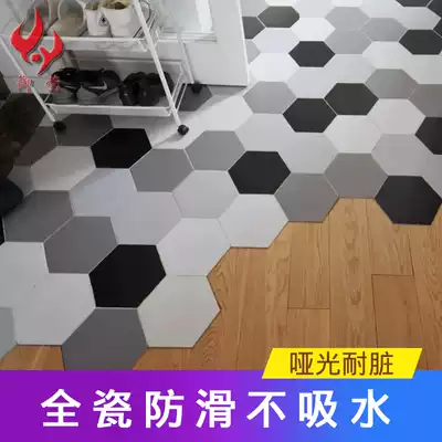 Hexagonal tiles tiles tile hexagonal gray tiles kitchen room wall tiles antique brick bei europfine