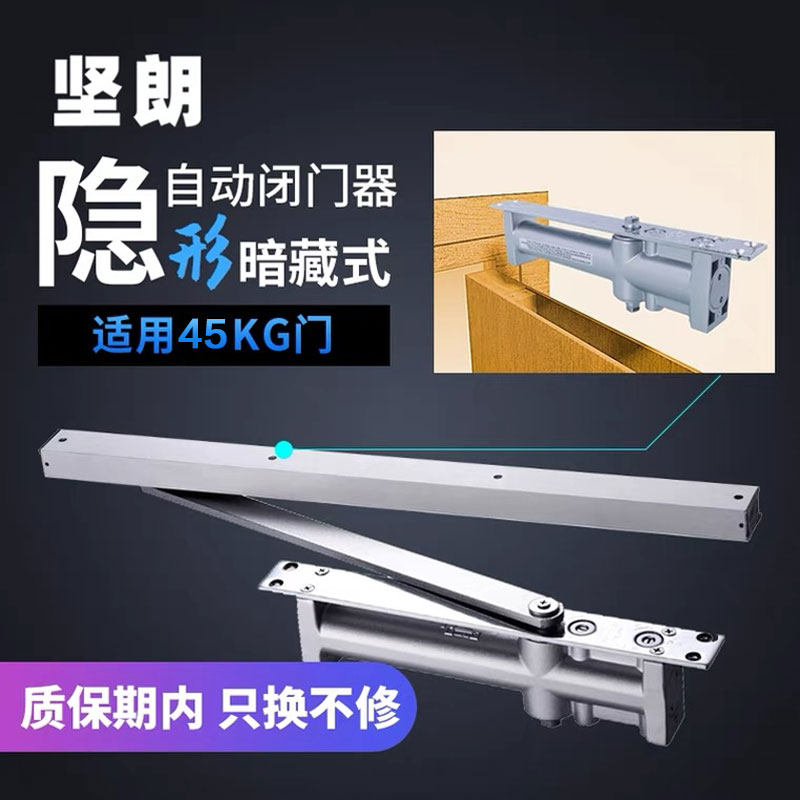 Firmness behind closed door Home WM02301 Hotel reclusive hidden style flexible positioning hydraulic buffer automatic door closing