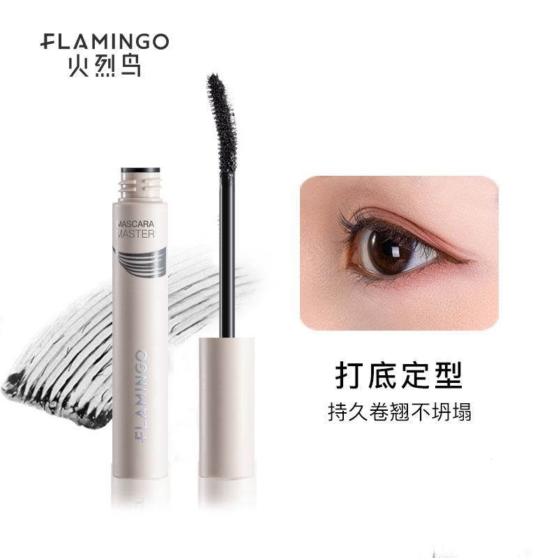 Flaming Birds Eyelash Beauty Mascara Waterproof Styling Slim Roll Up Raincoats Without Fainting Female Lengthened Encryption