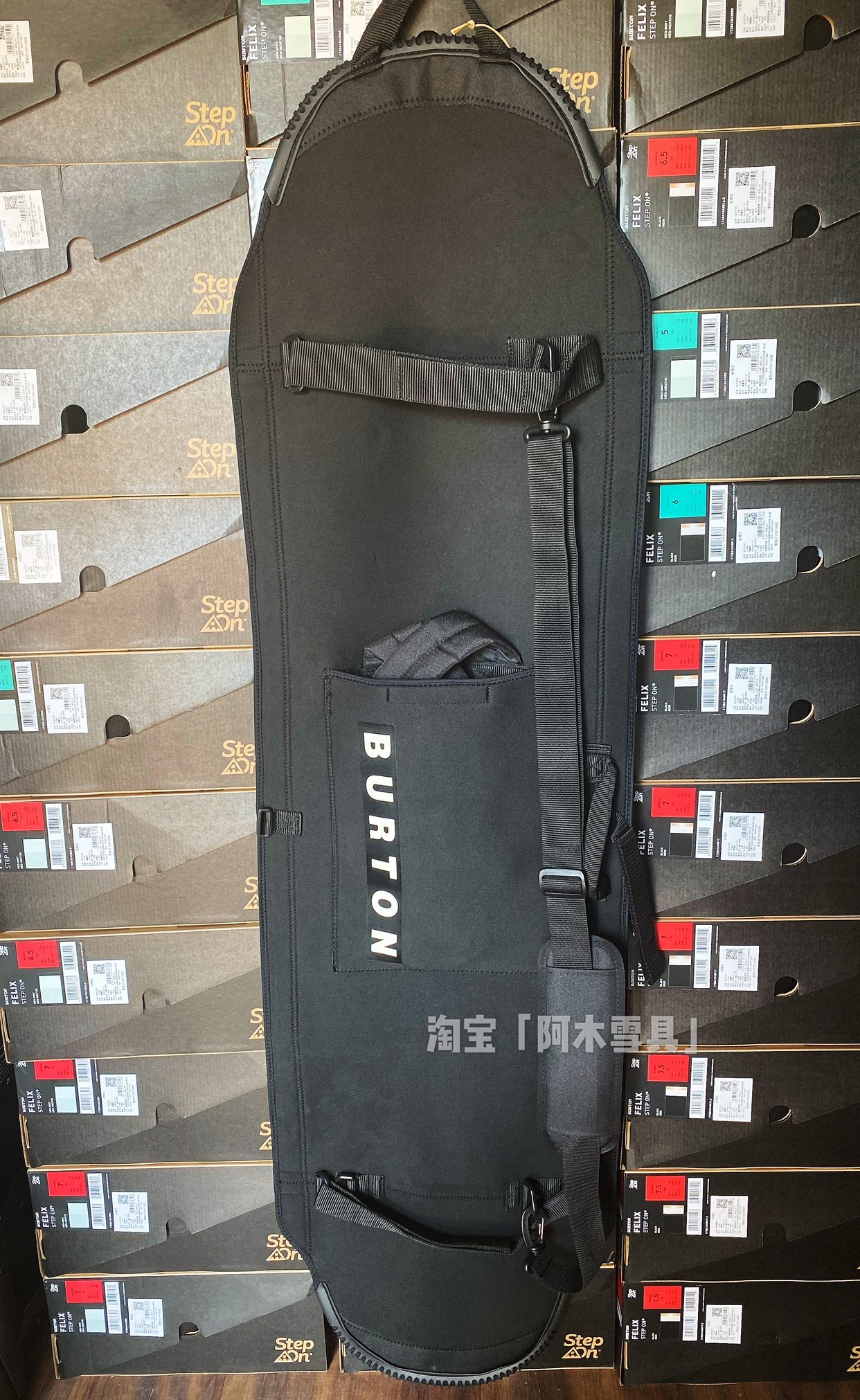 The new BURTON Burton Veneer Dumpling Skin Veneer Bag Double shoulder cross carry cover