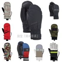 BURTON AK waterproof thickened cotton down warm and finger touch screen ski gloves Hand stuffy gore-tex