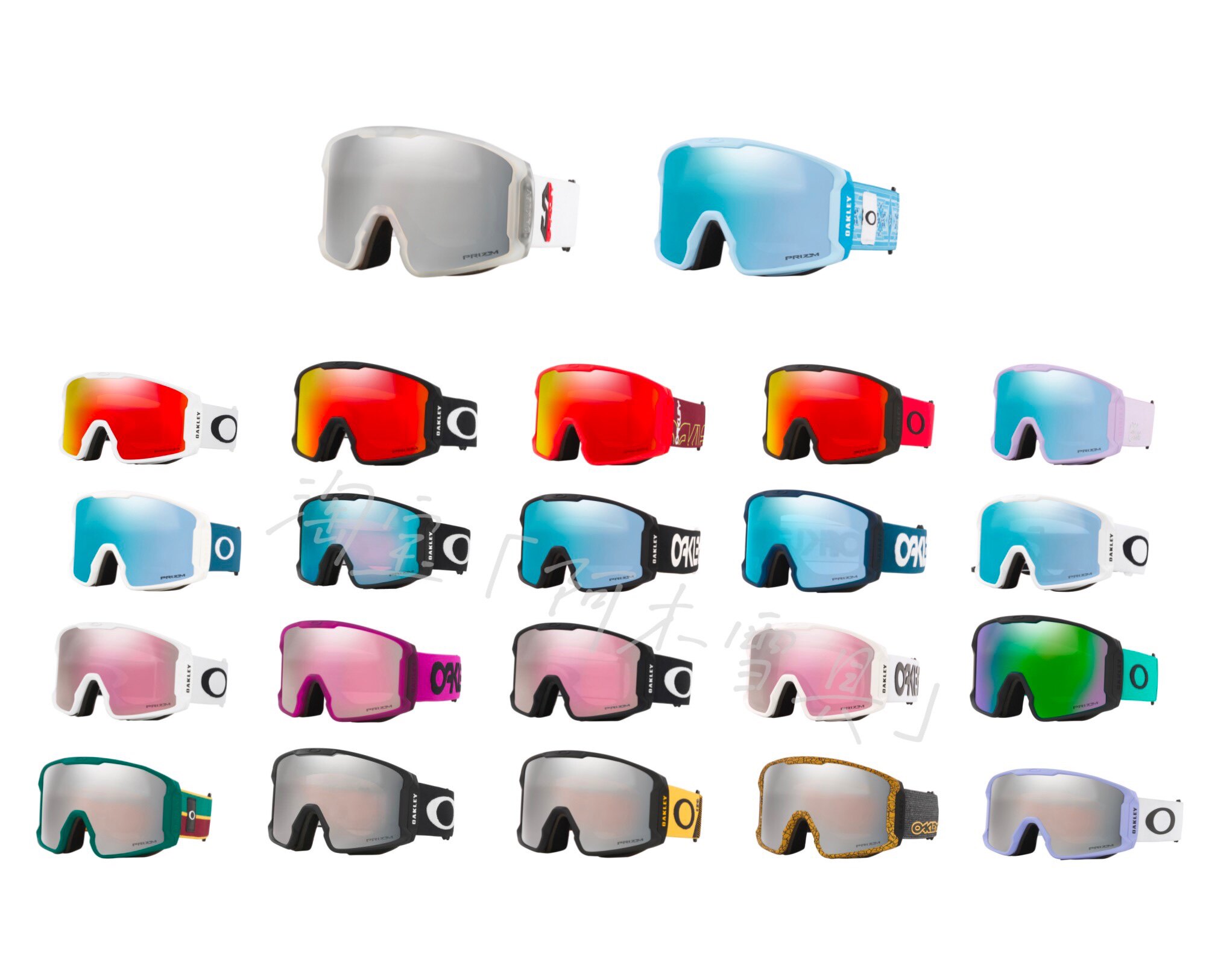 Oakley Oakley line miner xl rock mine flight extreme speed cylindrical ski goggle mirror coating anti-fog