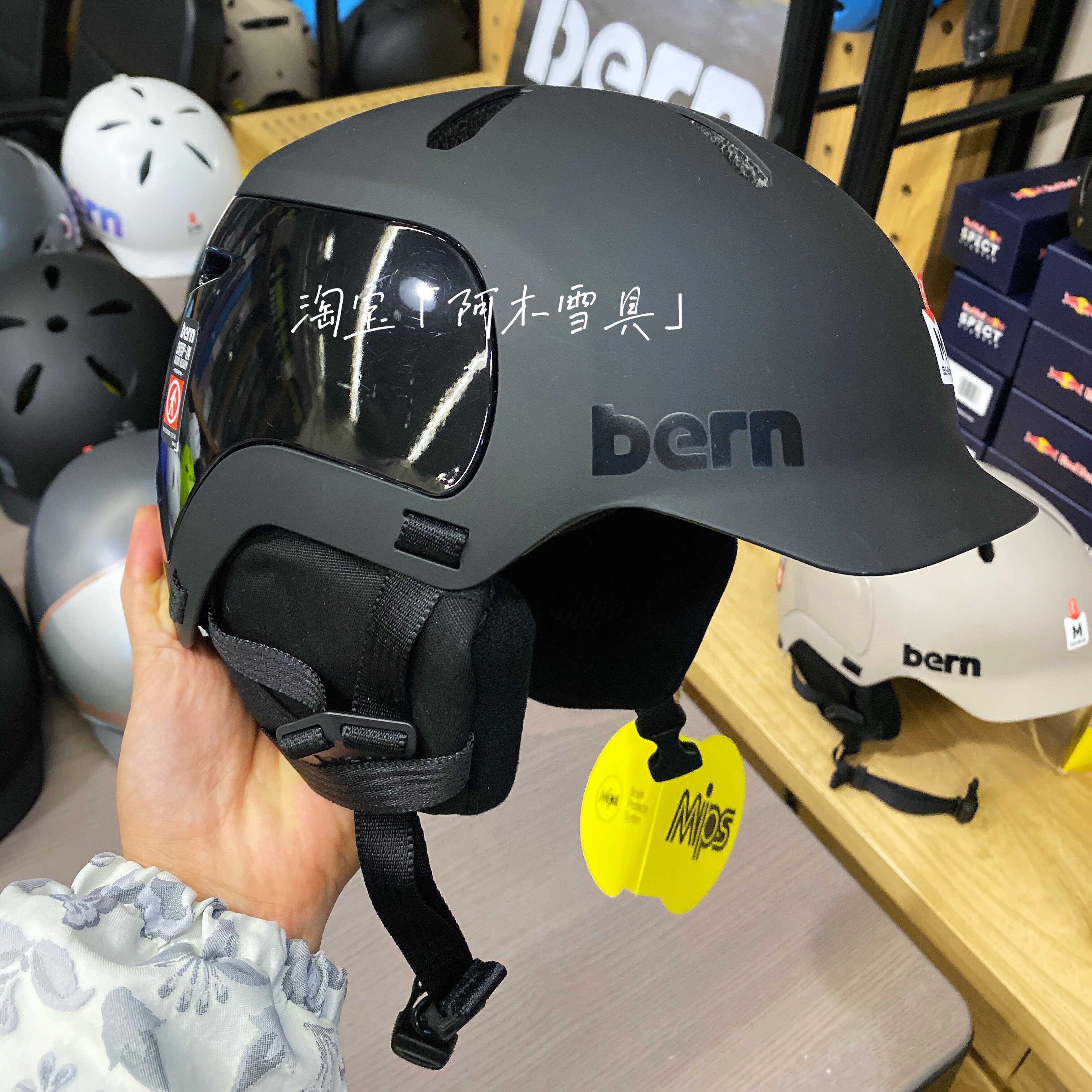 21-22 models of the United States BERN ski helmet men and women Watts 2 0 mips national bank