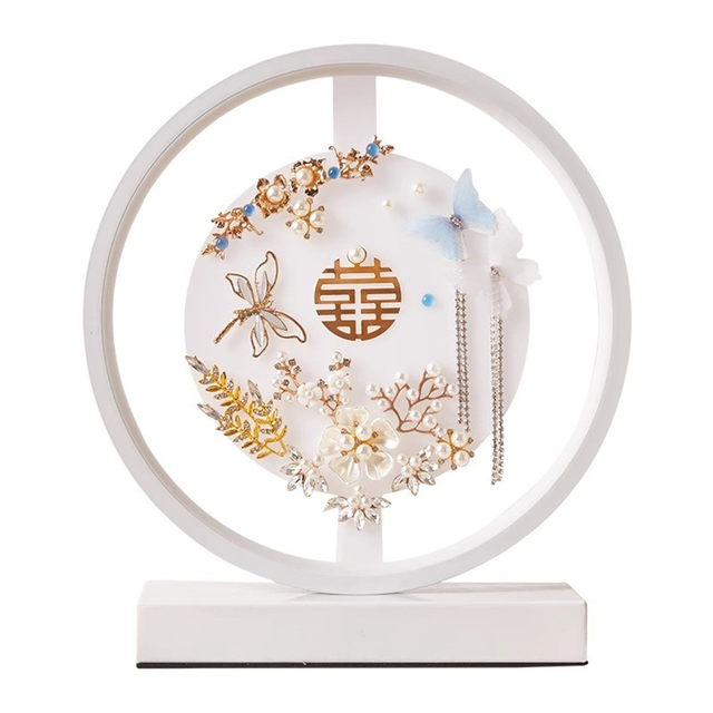 Creative Wedding Everlasting Light Lamp Gift for Newlyweds, Bedside Lamp for Wedding Room, Bedroom Gift for Bride, Wedding Gift, Dowry Lamp