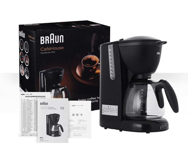 máy pha cà phê hạt Braun / Baron KF560 Máy pha cà phê Mỹ Trang chủ Tự động loại nhỏ giọt Trà cà phê Nhập khẩu - Máy pha cà phê giá máy pha cà phê cho quán