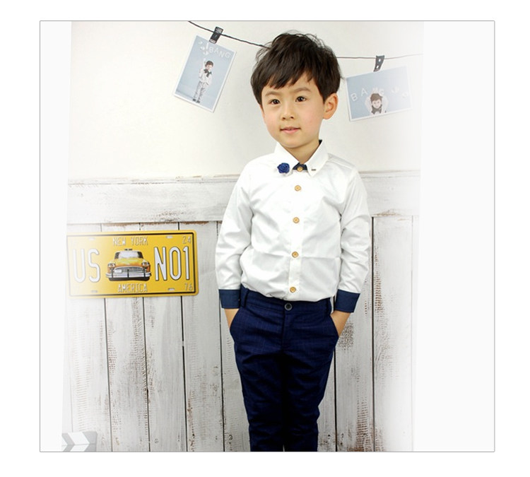 Chemise garcon à manche longue - Ref 2076261 Image 27