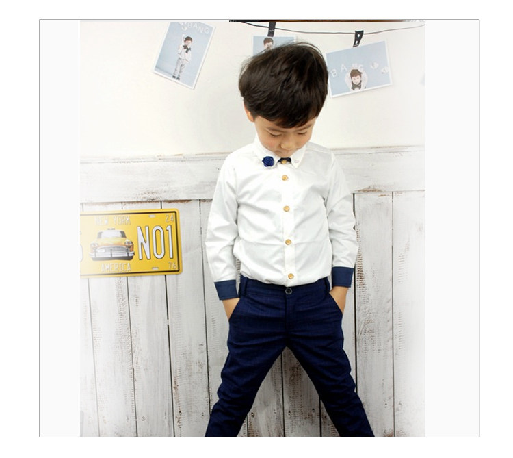 Chemise garcon à manche longue - Ref 2076261 Image 26