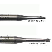 Zhuzhou alloy two-blade straight shank flat end mill GM-2EP-D3 0-M16 GM-2EP-D3 0-M20