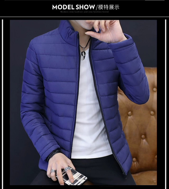 Áo chống rét dày cho nam giới áo khoác cotton nam mùa đông đặc biệt áo khoác mùa đông phiên bản Hàn Quốc của xu hướng áo khoác cotton đoạn ngắn áo phao nam