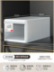 Storage Box Drawer-Type Plastic Household Clothes Transparent Wardrobe Underwear Storage Box Clothing Storage Cabinet Organizer Box