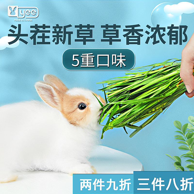 yee ti Moses Hay Hay Hay Wheat Oat Purple Flower Clover Rabbit Dragon Cat Guinea Pig Grain Drying Pasture Supplies