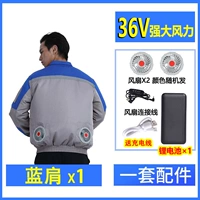 Вентилятор, литиевые батарейки с аксессуарами, 36v, 1 шт